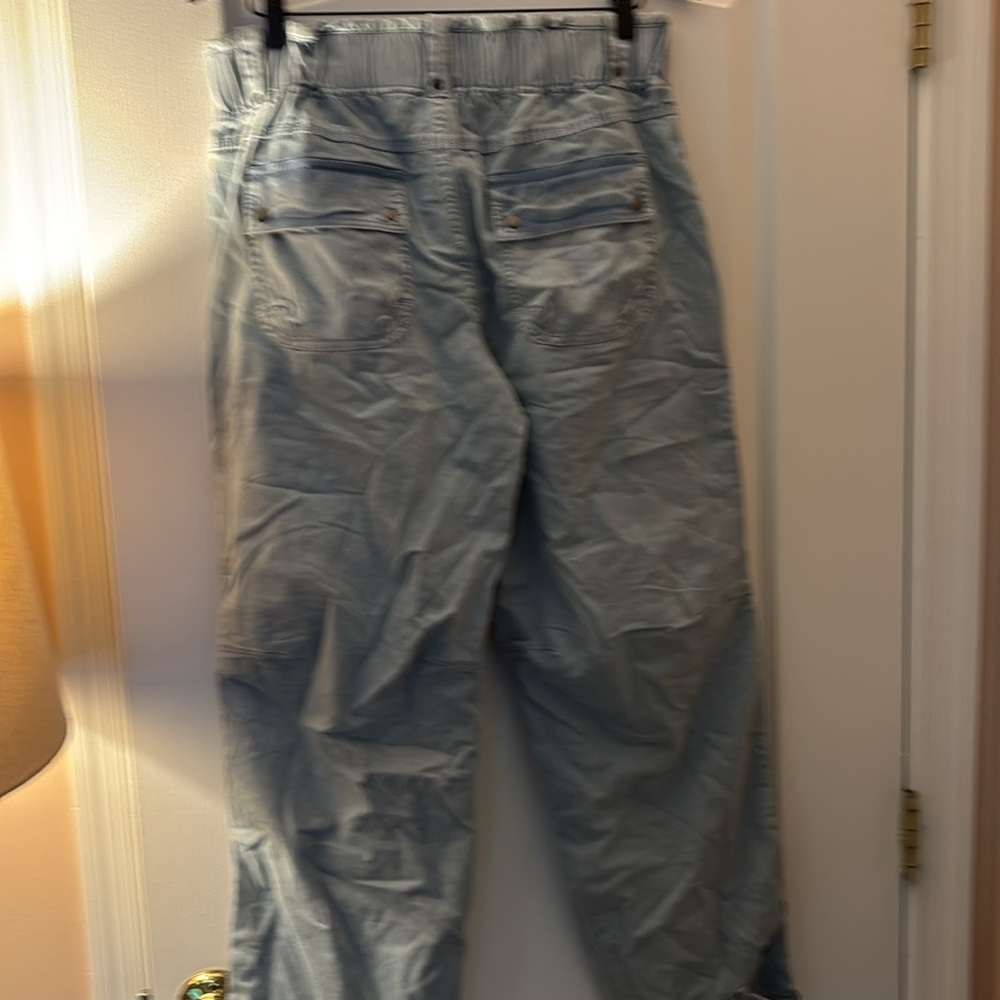 Light Blue Casual Pants
